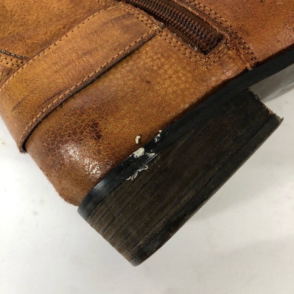 Matisse Coconut tan heel riding boots zipper Deja - Picture 6 of 8